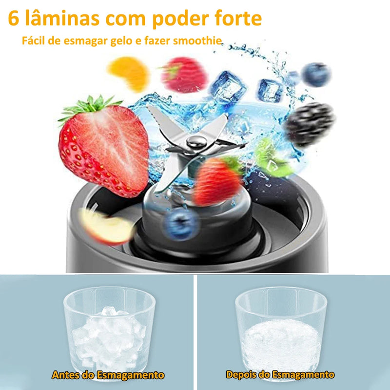 Mini Liquidificador Portátil